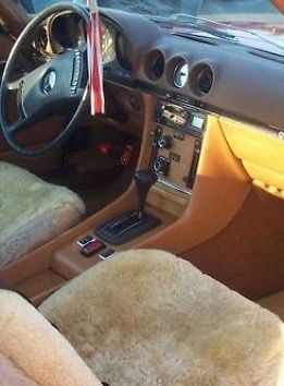 1973 Red Mercedes-Benz SL-Class Convertible