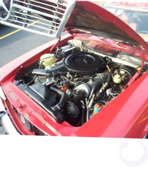 1973 Red Mercedes-Benz SL-Class Convertible