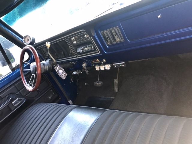 1977 Blue Ford F-250 Crew Cab Pickup