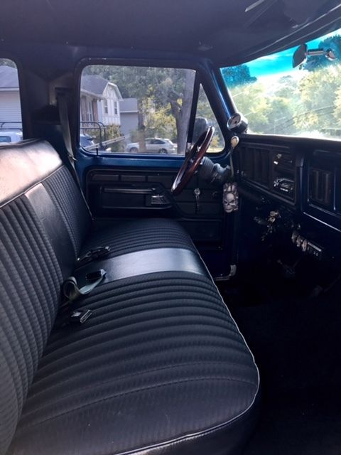 1977 Blue Ford F-250 Crew Cab Pickup