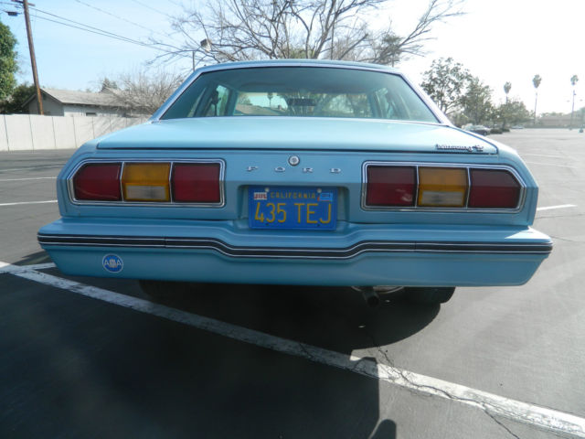 1977 Blue Ford Mustang Coupe