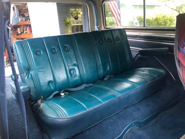 1980 Blue & White two tone Chevrolet Blazer SUV