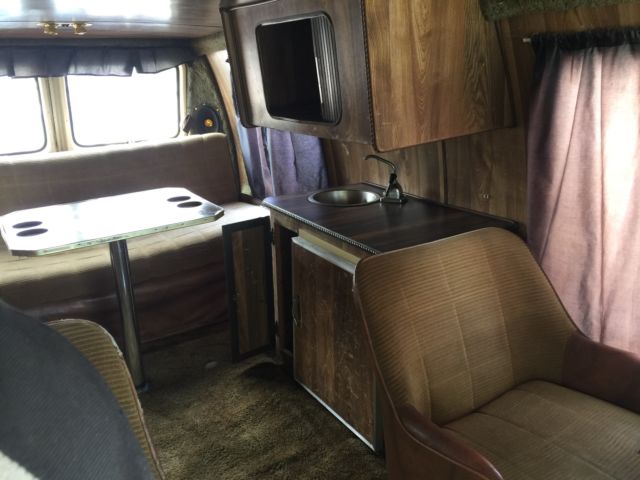 1981 Tan & brown Chevrolet G20 Van Extended Passenger Van