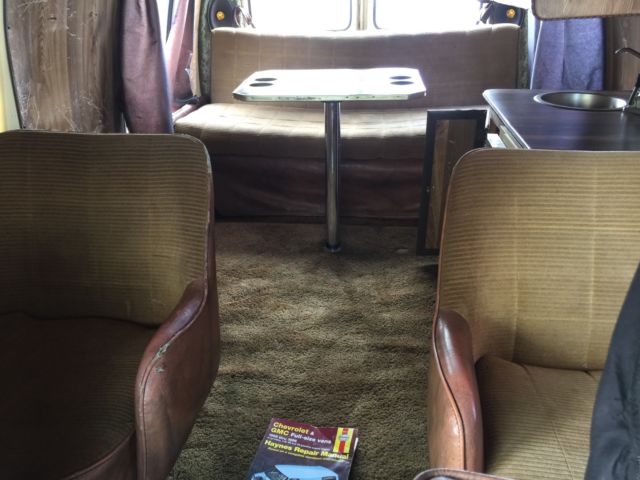 1981 Tan & brown Chevrolet G20 Van Extended Passenger Van