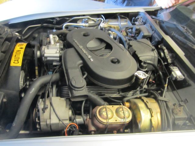 1982 silver/charcoal Chevrolet Corvette coupe
