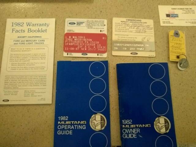 1982 Ford Mustang Convertible