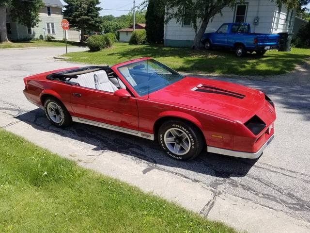 1983 Red Chevrolet Camaro Convertible