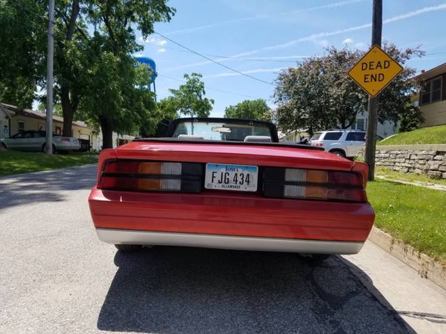1983 Red Chevrolet Camaro Convertible