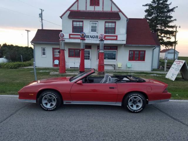 1983 Red Chevrolet Camaro Convertible