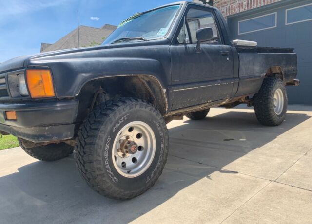 1984 Black Toyota Toyota Truck Standard Cab Pickup