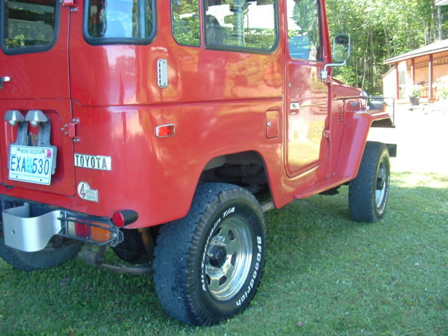 1984 Freeborn Red and White(Original Color) Toyota Land Cruiser