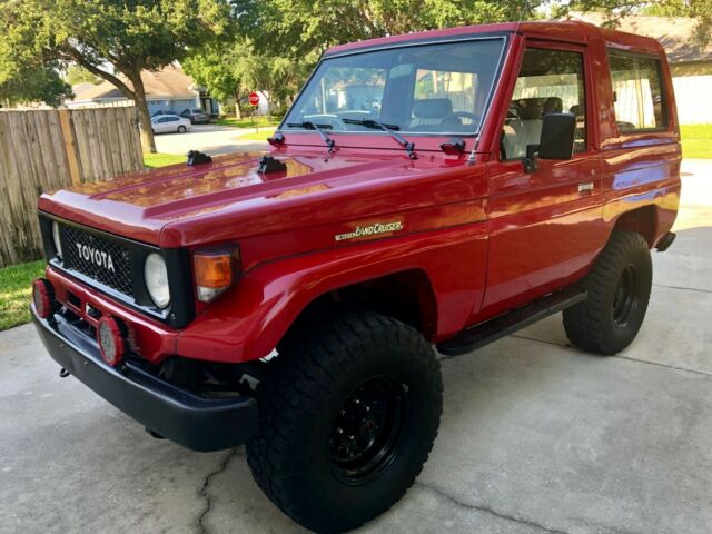 1985 Red Toyota Land Cruiser SUV