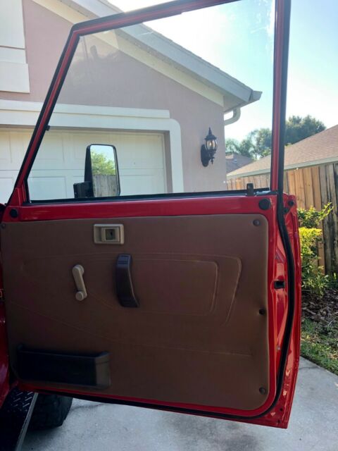 1985 Red Toyota Land Cruiser SUV