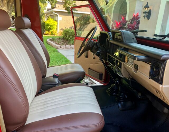 1985 Red Toyota Land Cruiser SUV