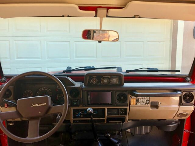 1985 Red Toyota Land Cruiser SUV