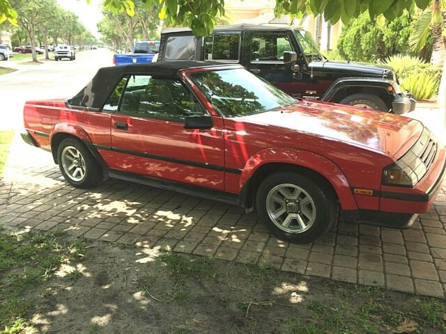 1985 Red Toyota Celica Convertible