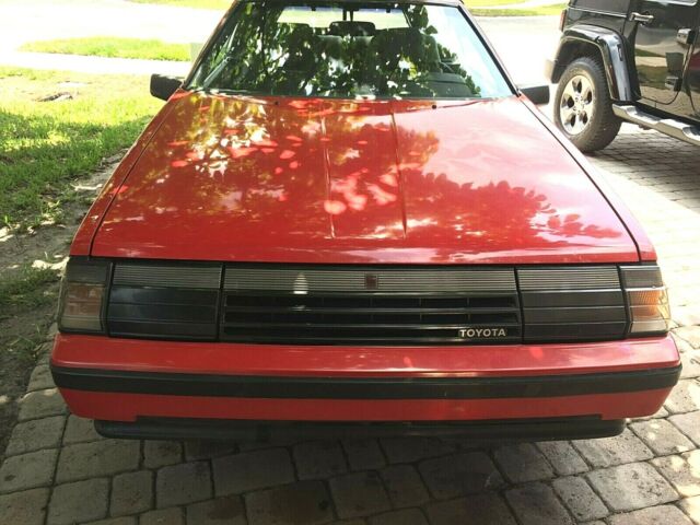 1985 Red Toyota Celica Convertible