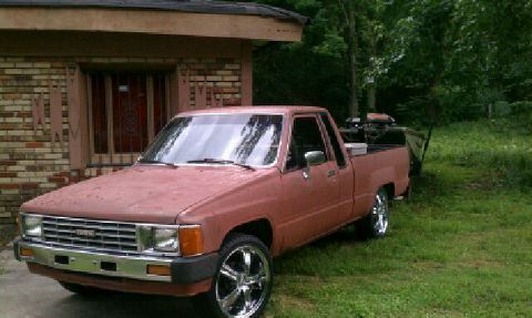 1985 Brown Toyota Truck Extended Cab Extended Cab Pickup
