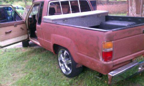 1985 Brown Toyota Truck Extended Cab Extended Cab Pickup