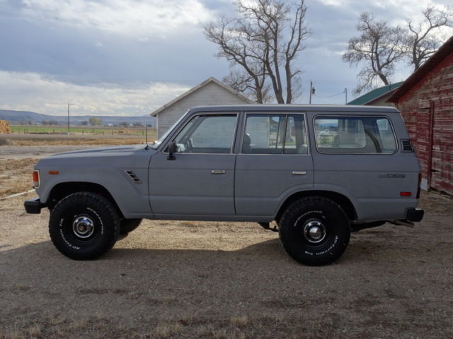 1985 Silver Toyota Land Cruiser SUV