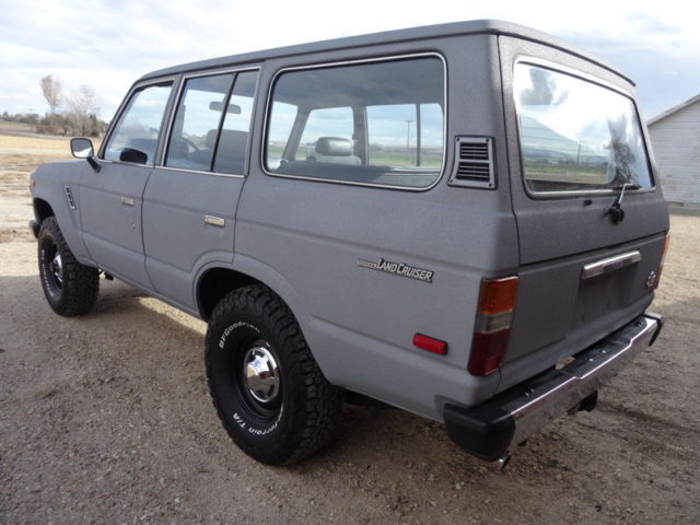 1985 Silver Toyota Land Cruiser SUV