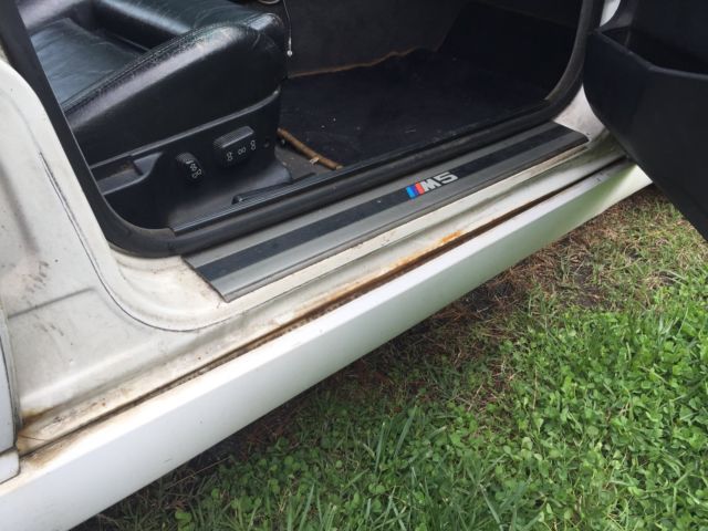 1991 White BMW M5 Sedan