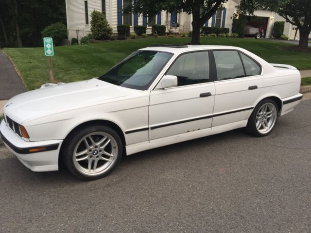 1991 White BMW M5 Sedan
