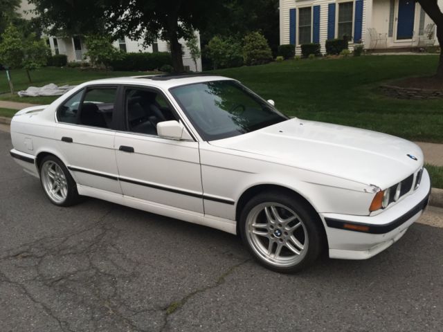 1991 White BMW M5 Sedan