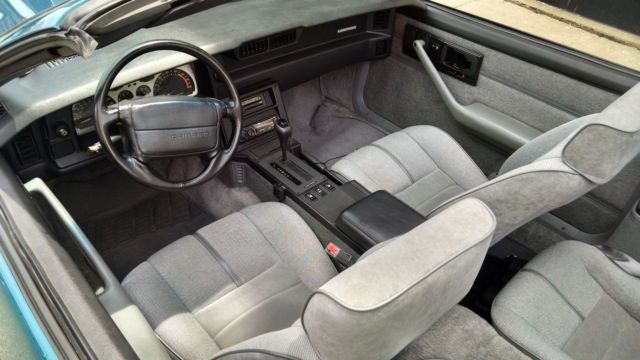 1991 Teal Chevrolet Camaro Convertible