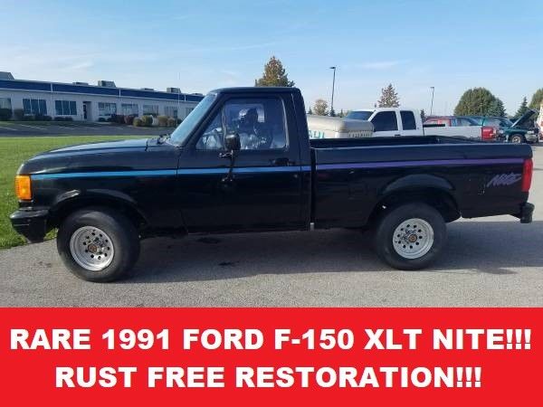 1991 Black Ford F-150 Pick Up Truck