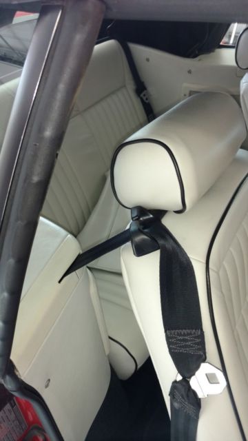 1992 Red Ford Mustang Convertible