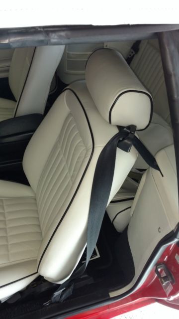 1992 Red Ford Mustang Convertible