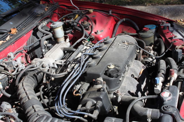 1993 RED Honda Del Sol Convertible