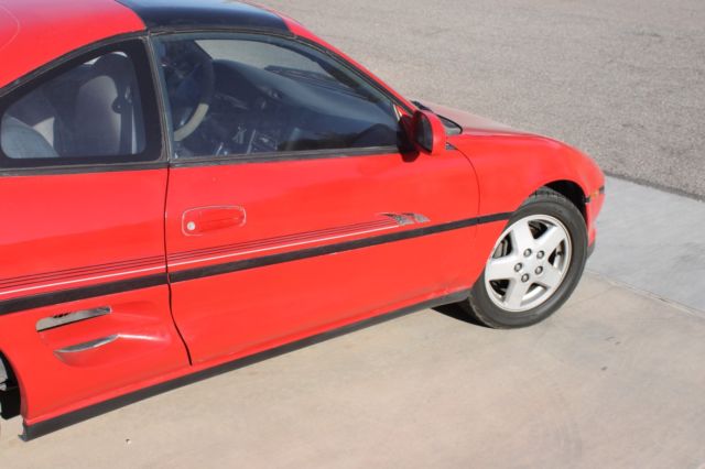1993 Red Toyota MR2 Coupe