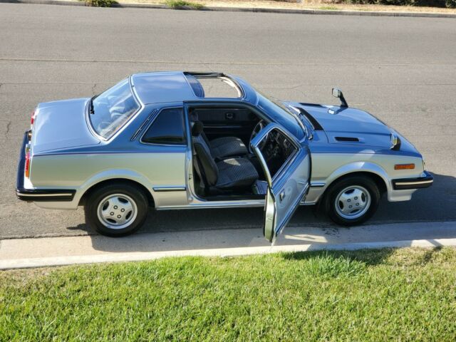 1982 Blue over Silver Honda Prelude Coupe