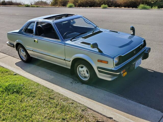 1982 Blue over Silver Honda Prelude Coupe