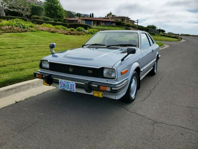 1982 Blue over Silver Honda Prelude Coupe