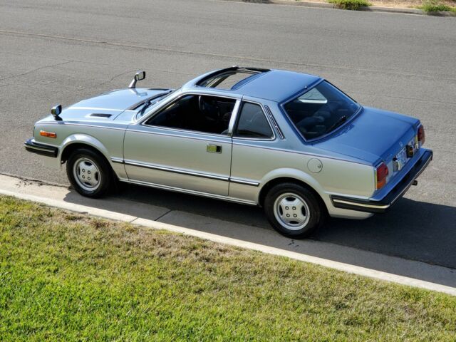 1982 Blue over Silver Honda Prelude Coupe