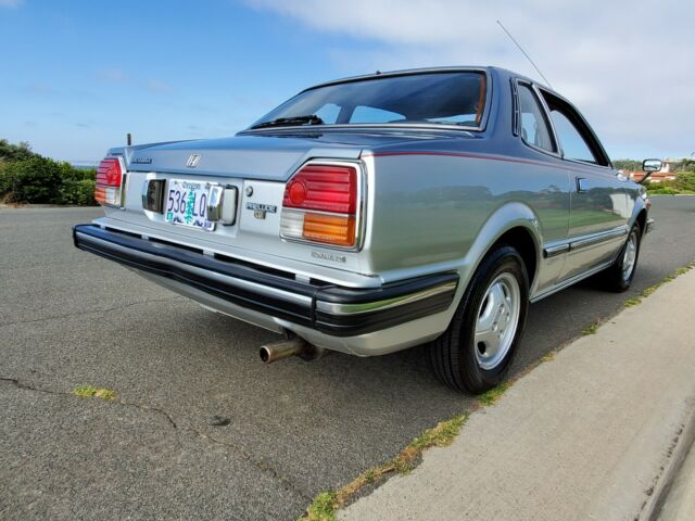 1982 Blue over Silver Honda Prelude Coupe