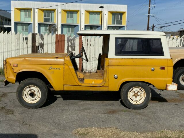1966 Yellow Ford Bronco SUV