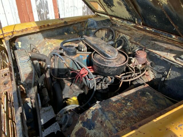 1966 Yellow Ford Bronco SUV