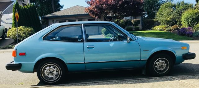 1978 Blue Honda Accord Hatchback