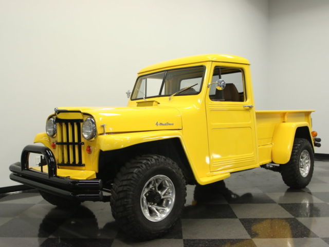 1955 Yellow Willys Pickup Pickup (Truck)