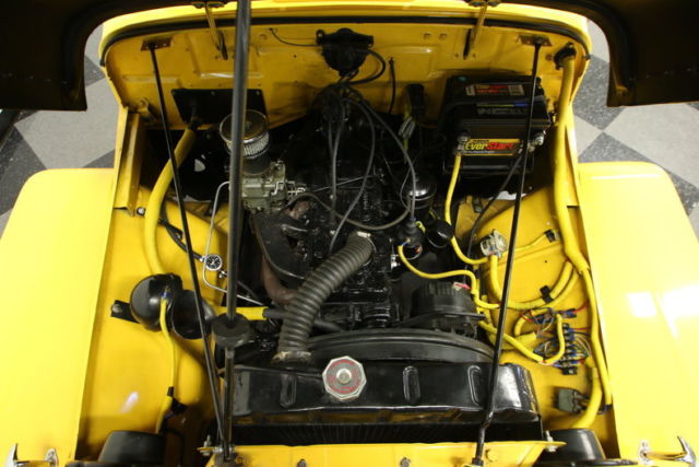 1955 Yellow Willys Pickup Pickup (Truck)