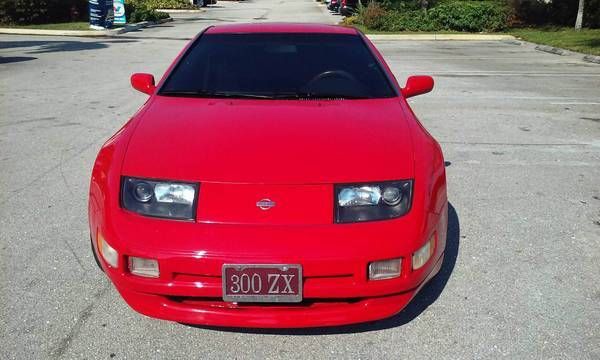 1992 Red Nissan 300ZX Hatchback