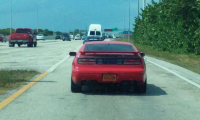 1992 Red Nissan 300ZX Hatchback