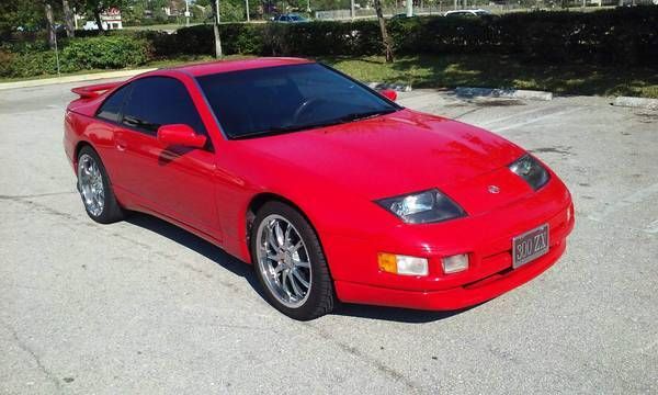 1992 Red Nissan 300ZX Hatchback
