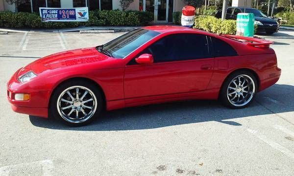 1992 Red Nissan 300ZX Hatchback
