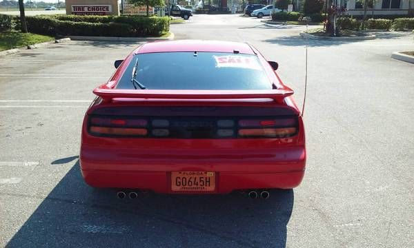 1992 Red Nissan 300ZX Hatchback