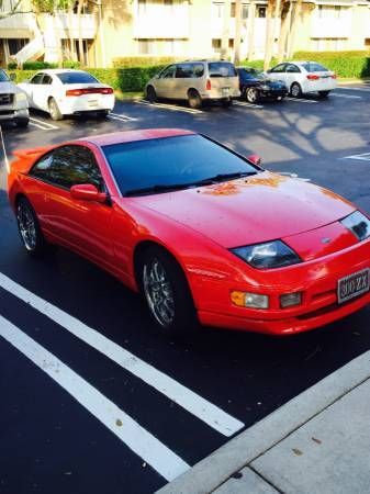 1992 Red Nissan 300ZX Hatchback